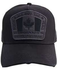 DSquared² - Flag Patch Distressed Baseball Cap - Lyst