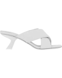 Ferragamo - Logo High-Heeled Sandals - Lyst