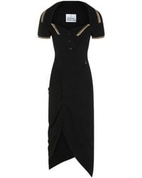 Vivienne Westwood - Ruched Short-Sleeved Dress - Lyst