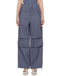 Dion Lee - Toggle-Fastening Wide-Leg Trousers - Lyst
