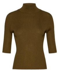 Marella - Slim-Fit Micro-Sequinned Knit Top - Lyst