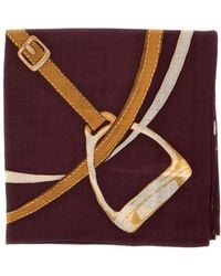 Ralph Lauren - Square Scarf With Logo - Lyst