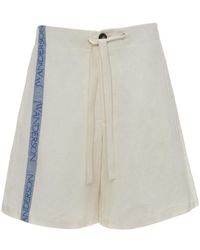 JW Anderson - Jw Anderson Wide-Leg Drawstring Shorts - Lyst
