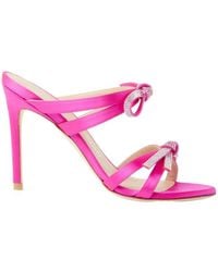 Stuart Weitzman - 100Mm Bow-Detail Sandals - Lyst