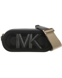Michael Kors - Michael Logo Appliqué Zipped Clutch Bag - Lyst