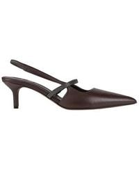 Brunello Cucinelli - Two-Tone Pointed-Toe High Heels - Lyst