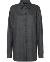 KHAITE - Auryn Wool Shirt - Lyst