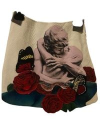 Valentino - Patterned Midi Skirt - Lyst