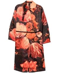 Dries Van Noten - Oversized Floral Coat - Lyst