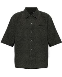 AllSaints - Leopard Print Short Sleeve Shirt - Lyst