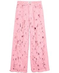 Haikure - Bethany Bull Destroy Distressed Jeans - Lyst