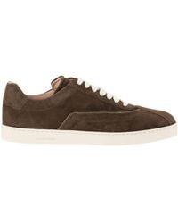 Fabiana Filippi - Suede Metallic Lace-Up Sneakers - Lyst
