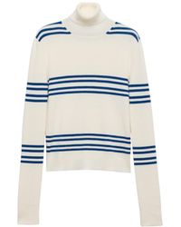 Prada - Turtleneck Ribbed-Knit Jumper - Lyst