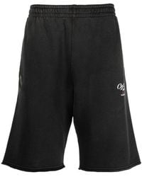 Off-White c/o Virgil Abloh - Wave Off Sweatshorts - Lyst