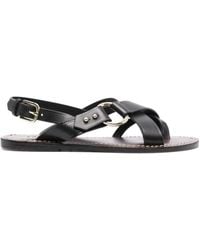 Soeur - Round-Headed Flat Sandals - Lyst