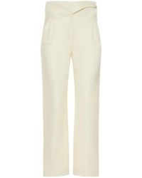 Blazé Milano - Shamrock Cream Basque Pants - Lyst