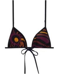 PUCCI - Marmo Print Bikini Top - Lyst