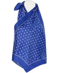 Christopher Esber - Bandana-Print Scarf-Tie Top - Lyst