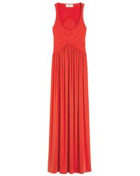 Sportmax - Panino Scoop-Neck Maxi Dress - Lyst