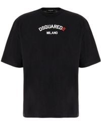 DSquared² - Logo Printed Loose-Fit T-Shirt - Lyst
