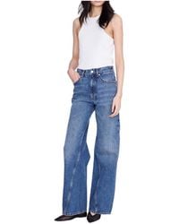 Anine Bing - Brie Jean Straight Leg Jeans - Lyst