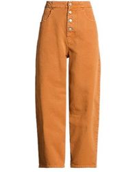 MM6 by Maison Margiela - Straight-Leg Casual Pants - Lyst