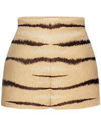 Valentino - Wide-Leg Wool Shorts - Lyst