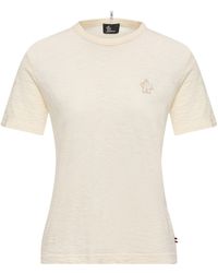 Moncler - Grenoble Logo Detailed Crewneck T-Shirt - Lyst