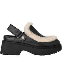 UGG - 51Mm Esmee Fur Trim Mules - Lyst