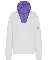 Dior - Logo Hooded Sweater - Lyst