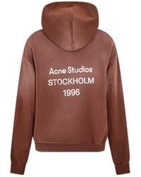 Acne Studios - Logo Hoodie - Lyst