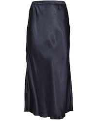 Aspesi - Satin Midi Skirt - Lyst