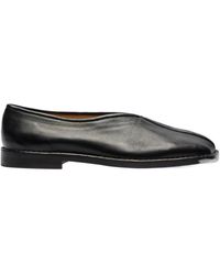 Lemaire - Piped Leather Slip-On Shoes - Lyst