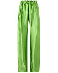 KHAITE - Rohen Satin Pants - Lyst