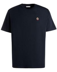 Bally - Logo Embroidered Crewneck T-Shirt - Lyst