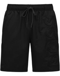 BOSS - Solid Color Sports Shorts - Lyst