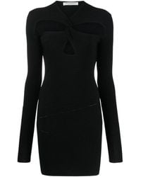 Philosophy Di Lorenzo Serafini - Cut-Out Long-Sleeved Dress - Lyst
