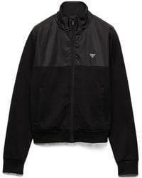 Prada - Fleece Zipped Jacket - Lyst