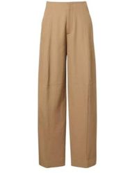 Victoria Beckham - High-Rise Virgin Wool Wide-Leg Pants - Lyst