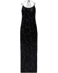 SIR. - Vittoria Devoré-Velvet Halterneck Gown - Lyst