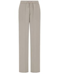 Herno - Drawstring Straight-Leg Pants - Lyst