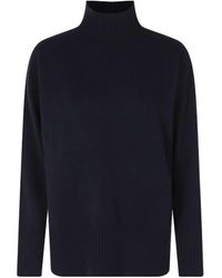 Roberto Collina - Ribbed Turtleneck Relaxedfit Sweater - Lyst