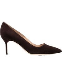 Manolo Blahnik - Suede Pumps - Lyst