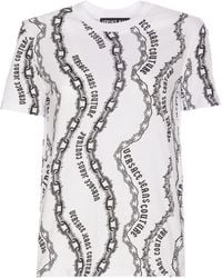 Versace Jeans Couture - Couture Chain Couture Printed Crewneck T-Shirt - Lyst