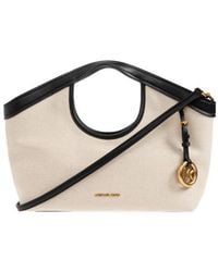 MICHAEL Michael Kors - Haddie Leather-Trim Tote Bag - Lyst