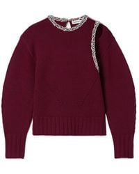 Jonathan Simkhai - Monroe Embellished Sweater - Lyst