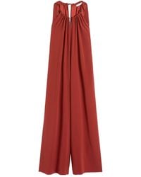 Max Mara - Satin Halterneck Jumpsuit - Lyst