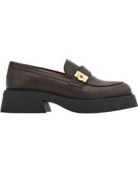 Ferragamo - Caminia Buckled Platform Loafers - Lyst