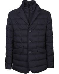 Herno - Layered-Effect Quilted Down Jacket - Lyst