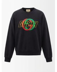 Gucci - Cotton Jersey Sweatshirt With Embroidery, Ready-To-Wear - Lyst
